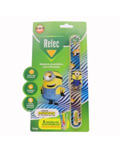 Relec Pulsera Aromática con Citronela Minions Azul