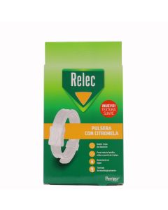 Relec Pulsera con Citronela Antimosquitos Blanca                                                    -1