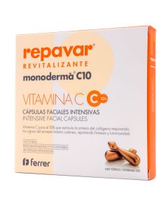 Repavar Revitalizante Monoderma C10 28 Cápsulas Faciales