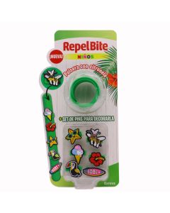 Repel Bite niños pulsera con citronela + Pins decorativos
