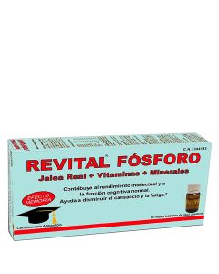 Revital Fósforo 20 Ampollas Bebibles Efecto Memoria de Pharma OTC 