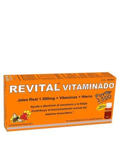 Revital Vitaminado Forte 1500 20 Ampollas Bebibles Fácil Apertura de Pharma OTC