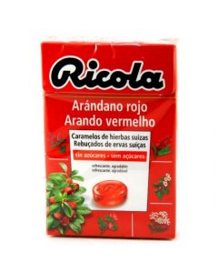 Ricola Arándano Rojo Caramelos Sin Azúcares 50g