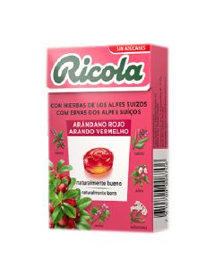Ricola Arándano Rojo Caramelos Sin Azúcares 50g