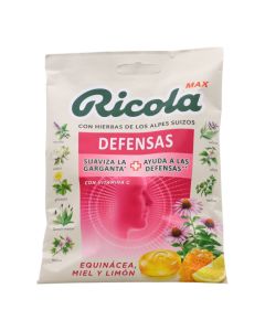 Ricola Max Defensas Caramelos Equinácea, Miel y Limón 68g