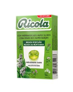 Ricola Menta Montaña Caramelos Sin Azúcares 50g