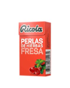 Ricola Perlas de Hierbas Fresa Sin Azúcares 25g