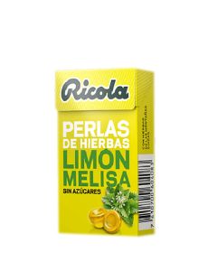 Ricola Perlas de Hierbas Limón Melisa Sin Azúcares 25g