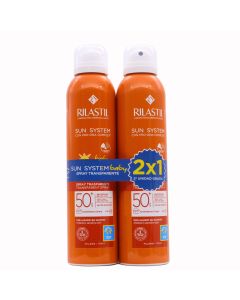 Rilastil Sunlaude Pediatrics Infantil Spray Transparente SPF50+ 200ml+200ml Duplo