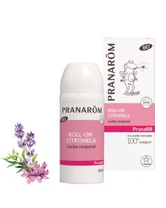 Pranarom RollOn Citronela Leche Corporal Bio PranaBB 30ml ANTI MOSQUITOS