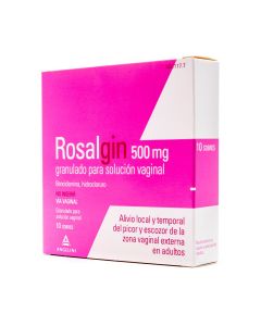 Rosalgin 500mg Granulado solución Vaginal 10 Sobres
