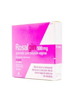 Rosalgin 500mg 10 Sobres Granulado para Solución Vaginal