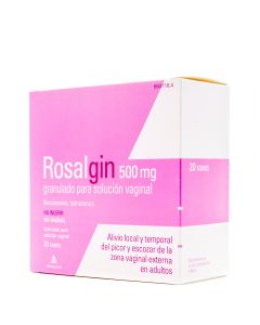 Rosalgin 500mg Granulado Solución Vaginal 20 Sobres