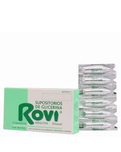 Supositorios de Glicerina Rovi Adultos 12 Supositorios