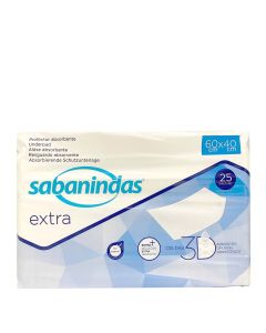 Sabanindas Extra 60 x 40 25 Empapadores