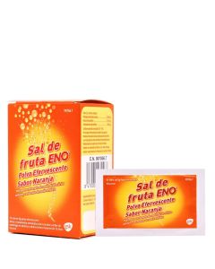 Sal de Fruta Eno Naranja Polvo Efervescente 10 Sobres
