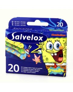 Salvelox Apósito Adhesivo Bob Esponja 20 Surtidos