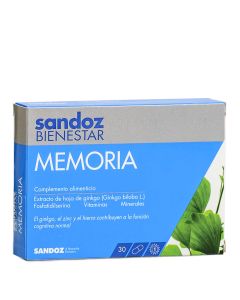 Sandoz Bienestar Memoria 30 cápsulas