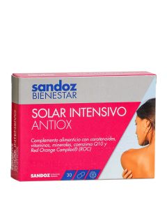 Sandoz Bienestar Solar Intensivo Antiox 30 Cápsulas