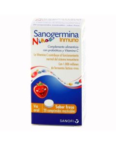 Sanogermina Inmuno Niños 20 Comprimidos Masticables