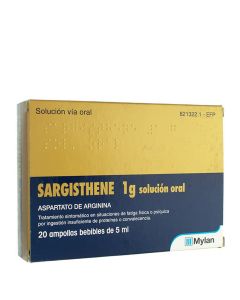 Sargisthene 1 g 20 Ampollas Bebibles