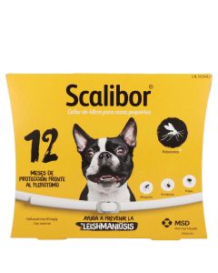 Scalibor Collar de 48cm para Perros Razas Pequeñas 12 Meses Prevenir la Leishmaniosis