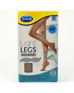 Scholl Light Legs Medias M Carne Compresión 20 DEN