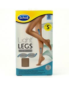 Scholl Light Legs Medias S Carne Compresión 20 DEN