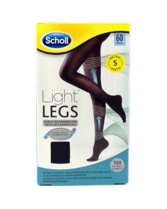 Scholl Light Legs Medias S Negro Compresión 60 DEN