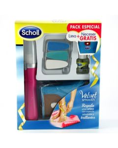 Scholl Lima Electrónica de Uñas Rosa+Neceser Regalo