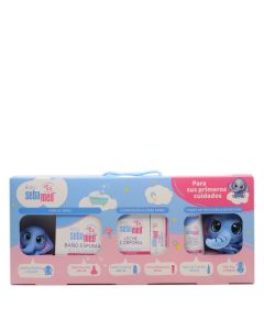 SebaMed Baby Canastilla con Sebi Dou Dou y Sebi Bañera Regalo