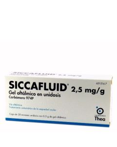 Siccafluid Gel Oftálmico 30 Monodosis  
