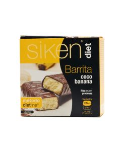 Siken Diet Barrita Coco Banana 5 Barritas