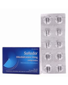 Soñodor 50mg 10 Comprimidos-1