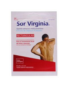 Sor Virginia Parche Rectangular Apósito Adhesivo Medicamentoso-1