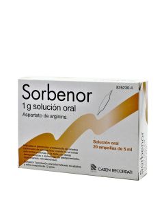 Sorbenor Solución Oral 20 Ampollas Bebibles