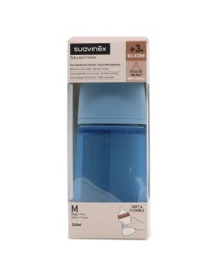 Suavinex Biberon Silicona Tetina SX Pro Flujo M Selection 240ml +3m