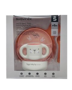 Suavinex Vajilla de Aprendizaje Hygge Baby Rosa +6m