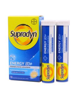 Supradyn Energy 50+ 30 Comprimidos Efervescentes Sabor Naranja