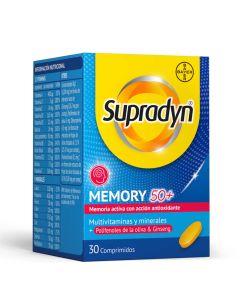 Supradyn Memory 50+ 30 Comprimidos Bayer