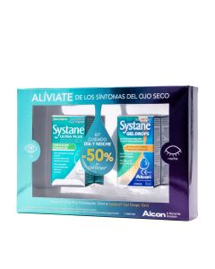 Systane Kit Cuidado Día y Noche Ultra Plus 10ml+Gel Drops 10ml