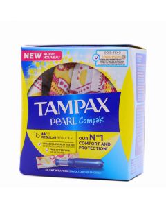 Tampax Compak Pearl Regular 16 Tampones