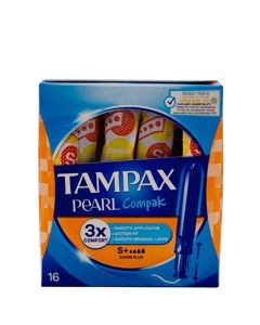 Tampax Pearl Compack Super Plus 16 Tampones