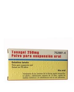 Tanagel Polvo 250mg 20 Sobres     