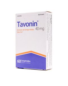 Tavonin 40 mg 60 comprimidos Ginkgo biloba