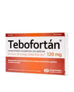 Tebofortán 120 mg 30 Comprimidos Recubiertos Ginkgo biloba