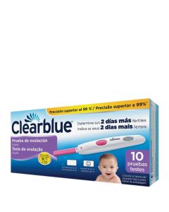 ClearBlue Prueba de Ovulacion 10 Pruebas