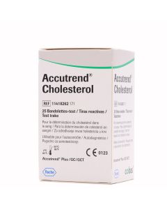 Tiras Reactivas Colesterol Accutrend 25 Tiras Roche