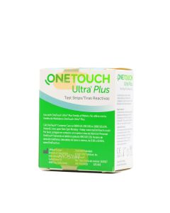 Tiras Reactivas de Glucosa en Sangre OneTouch Ultra Plus 50 Tiras J&J