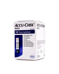 Accu-Chek Aviva 10 Tiras Glucosa